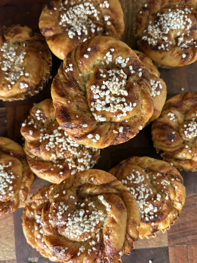 Saftiga kanelbullar